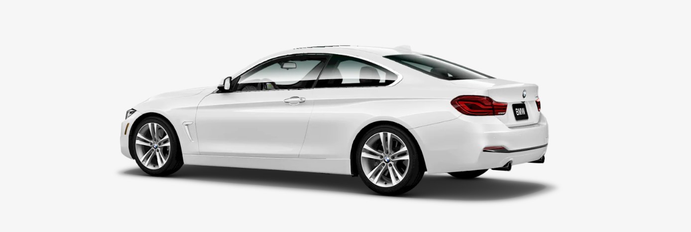 2018 BMW 440i Rear White Exterior Picture 2018 BMW 440i Rear White Exterior Picture